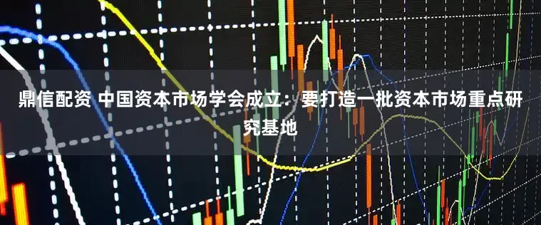 鼎信配资 中国资本市场学会成立：要打造一批资本市场重点研究基地