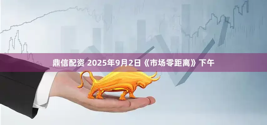 鼎信配资 2025年9月2日《市场零距离》下午